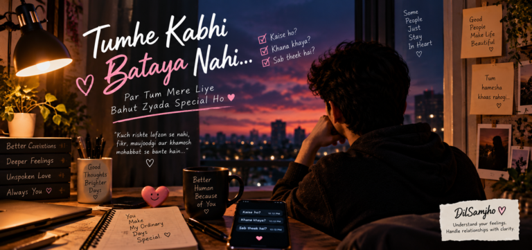 Tumhe Kabhi Bataya Nahi… Par Tum Mere Liye Bahut Zyada Special Ho ❤️‍🩹